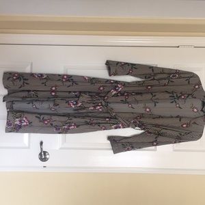 Audrey 3+1 Long Floral Robe